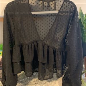 Never Worn Black Blouse. Forever 21